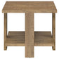 Dawn 3-piece Round Coffee and End Table Set Mango Brown