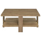 Dawn 3-piece Round Coffee and End Table Set Mango Brown