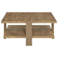 Dawn 3-piece Round Coffee and End Table Set Mango Brown