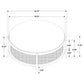 Arini 2-piece Round Coffee and End Table Set Sand Wash