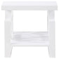 Schmitt 2-piece Coffee and End Table Set White High Gloss