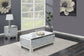 Gillian 2-piece Mirrored Coffee and End Table Set Silver