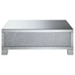 Gillian 2-piece Mirrored Coffee and End Table Set Silver