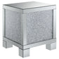 Gillian 2-piece Mirrored Coffee and End Table Set Silver
