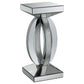 Amalia 3-piece Mirrored Coffee and End Table Set Silver