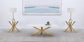 Visalia 3-piece Faux Marble Coffee and End Table Set White