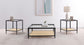 Amherst 3-piece Coffee and End Table Set Black