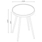 Kaelyn 4-piece Round Coffee and End Table Set Gold