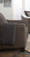 Salizar Upholstered Flared Arm Accent Chair Charcoal Grey