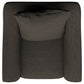 Salizar Upholstered Flared Arm Accent Chair Charcoal Grey