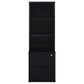 Westpark 3-piece Twin Bedroom Set Bookcase Headboard Black