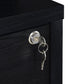 Westpark 3-piece Twin Bedroom Set Bookcase Headboard Black