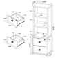 Westpark 3-piece Full Bedroom Set Bookcase Headboard Pine