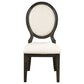 Twyla 5-piece Round Wood Dining Room Table Set Dark Cocoa