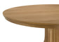 Hartville 60-inch Round Dining Table Natural Light Brown