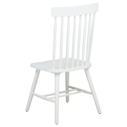 Andrews 7-piece Rectangular Dining Set Light Ash and White