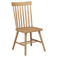 Andrews Windsor Spindle Back Dining Side Chair Light Ash (Set of 2)