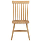 Andrews Windsor Spindle Back Dining Side Chair Light Ash (Set of 2)