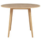 Andrews 5-piece Round Counter Dining Set Light Ash and White