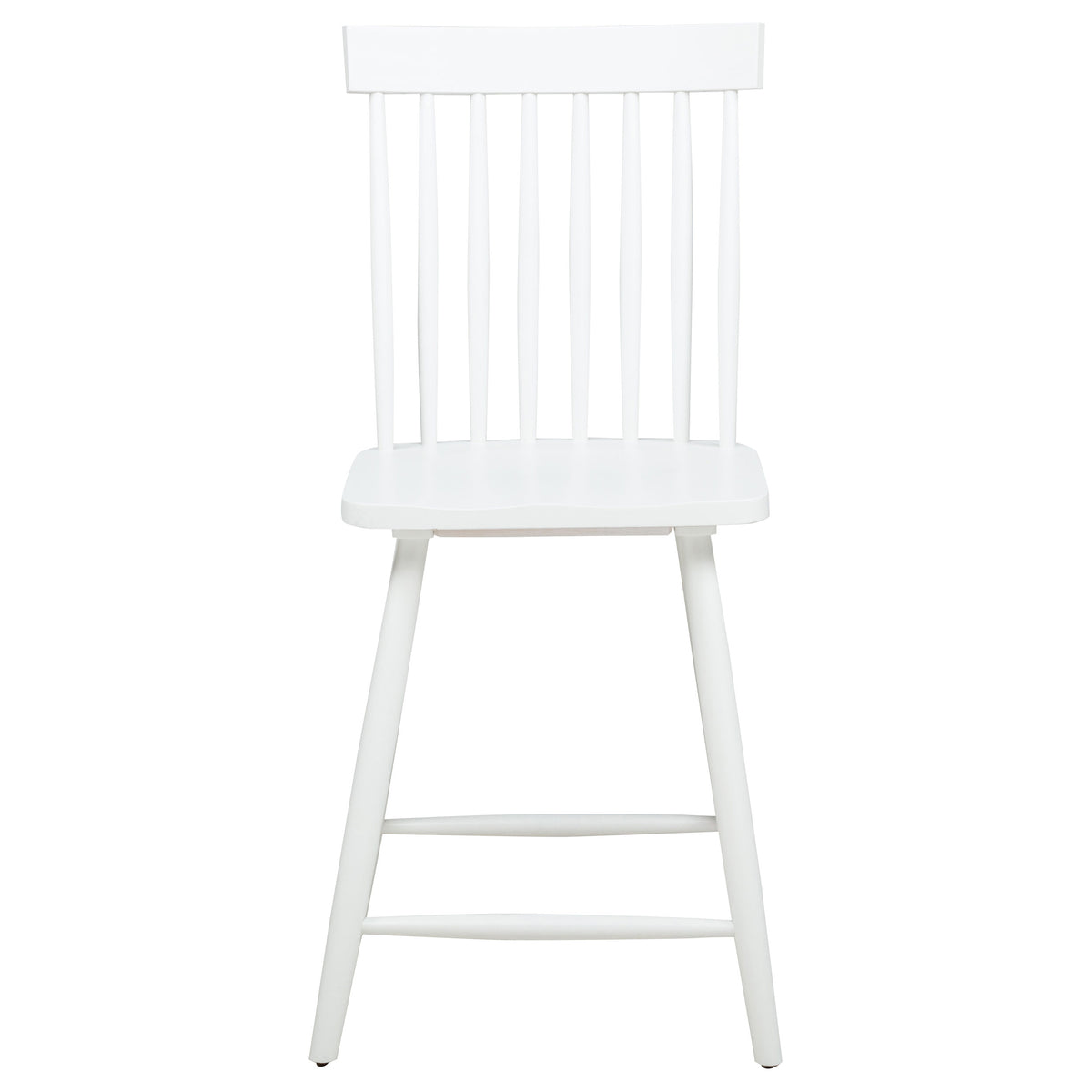 Andrews 5-piece Round Counter Dining Set Light Ash and White