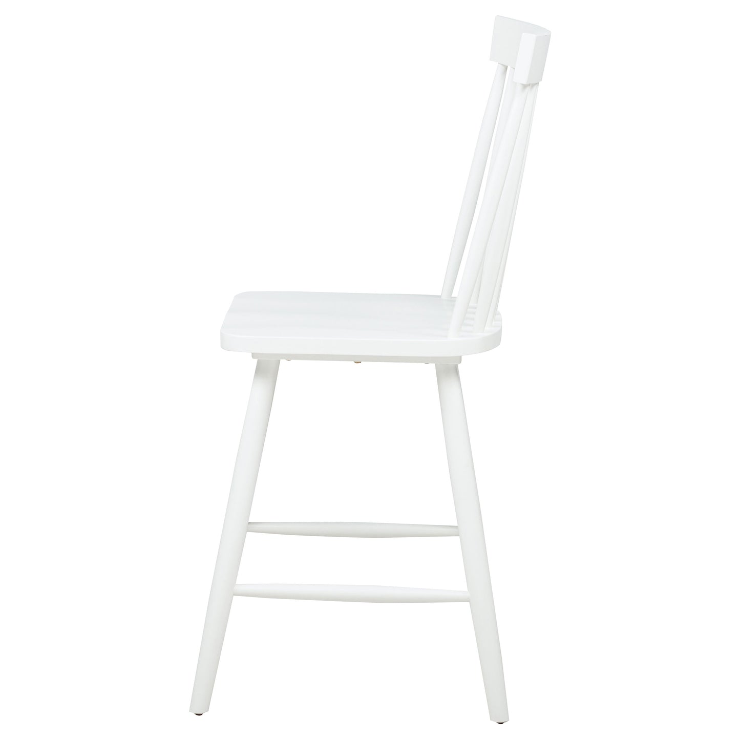 Andrews Windsor Counter Height Dining Side Chair White (Set of 2)