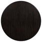 Catley 5-piece Round Drop Leaf Dining Table Set Dark Coffee