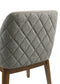 Franklin 5-piece Round Dining Table Set Grey and Dark Oak