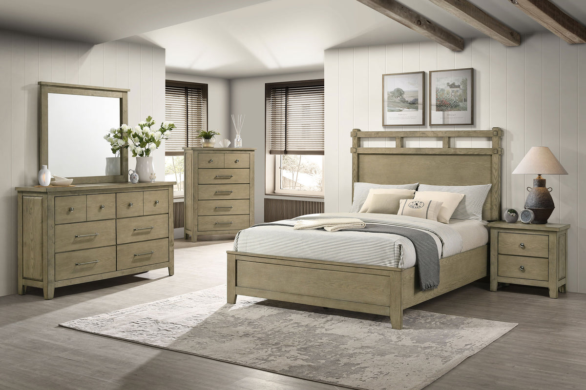 Hazlewood Dresser Mirror Vineyard Oak