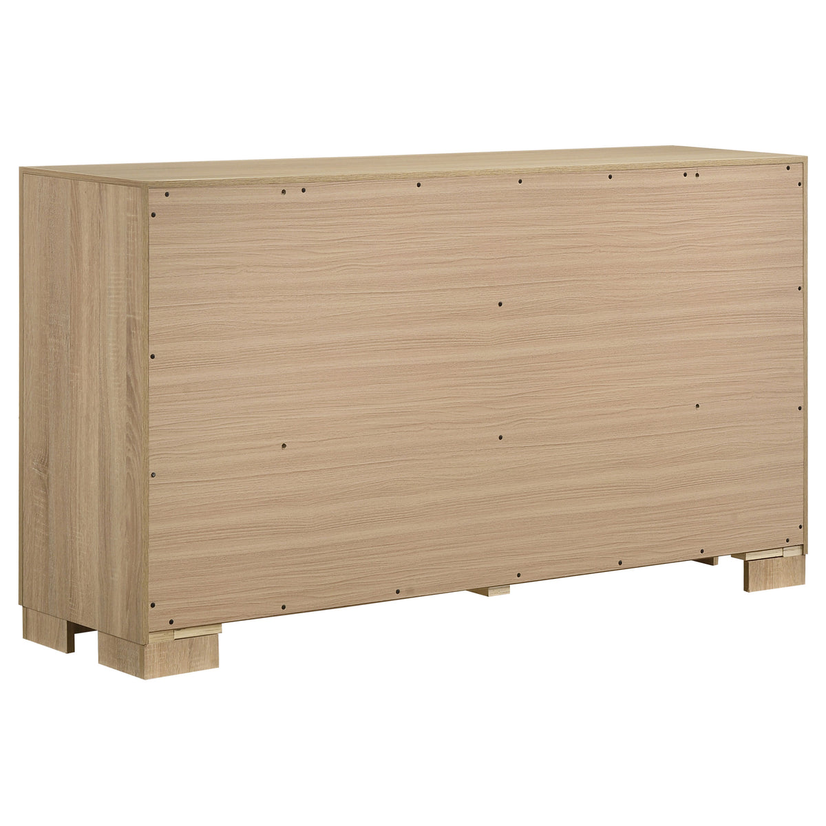 Arielle Bedroom Dresser with Mixed Hardware Light Oak