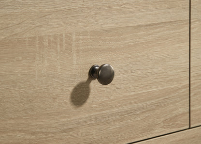 Arielle Bedroom Dresser with Mixed Hardware Light Oak