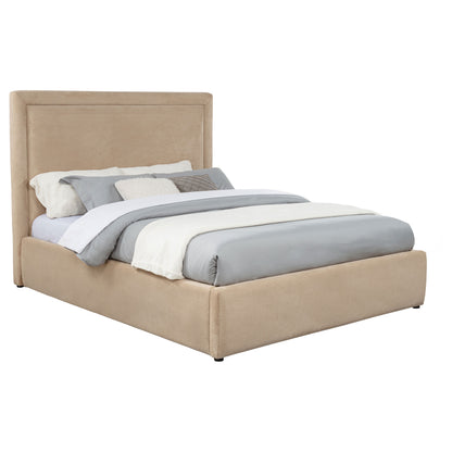 Lawson 54-inch Upholstered Eastern King Platform Bed Saddle