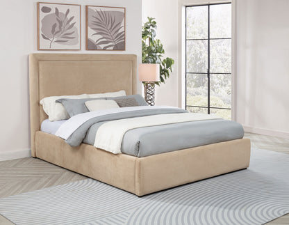Lawson 54-inch Upholstered Eastern King Platform Bed Saddle