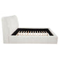 Nollet 48-inch Upholstered Queen Panel Platform Bed Cream