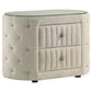 Sonya 5-piece Upholstered Eastern King Bedroom Set Ivory