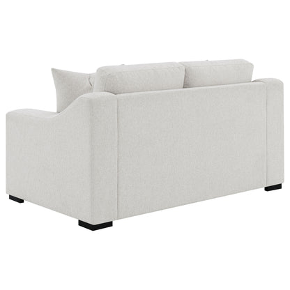 Ashlyn Fabric Upholstered Sloped Arm Loveseat Sand