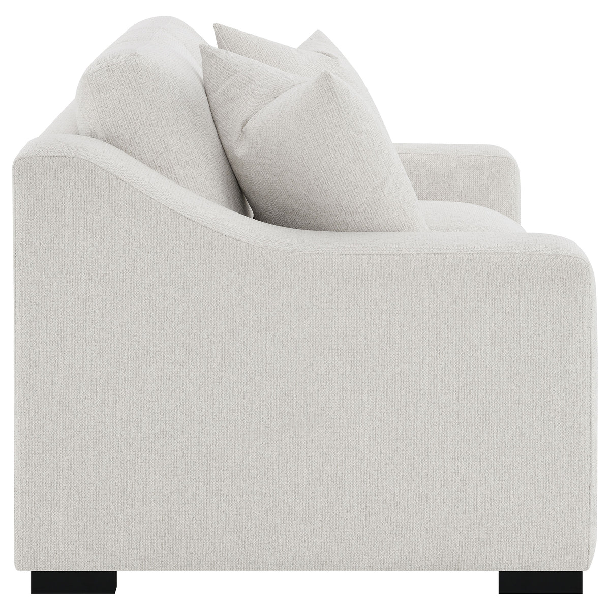 Ashlyn Fabric Upholstered Sloped Arm Loveseat Sand