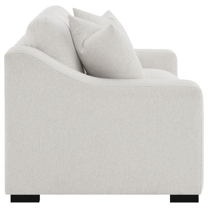 Ashlyn Fabric Upholstered Sloped Arm Loveseat Sand