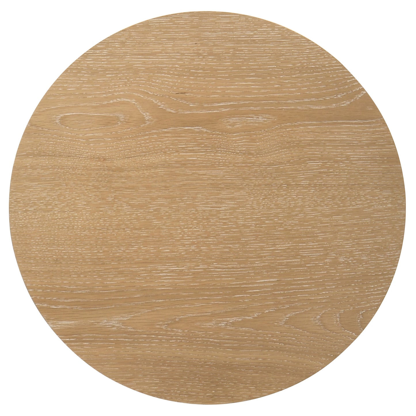 Ottowa 2-piece Round Wood Coffee Table Set Light Oak
