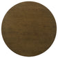 Ottowa 2-piece Round Wood Coffee Table Set Brown