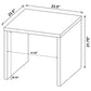 Canoga 3-piece Lift Top Cocktail Coffee Table Set Mango