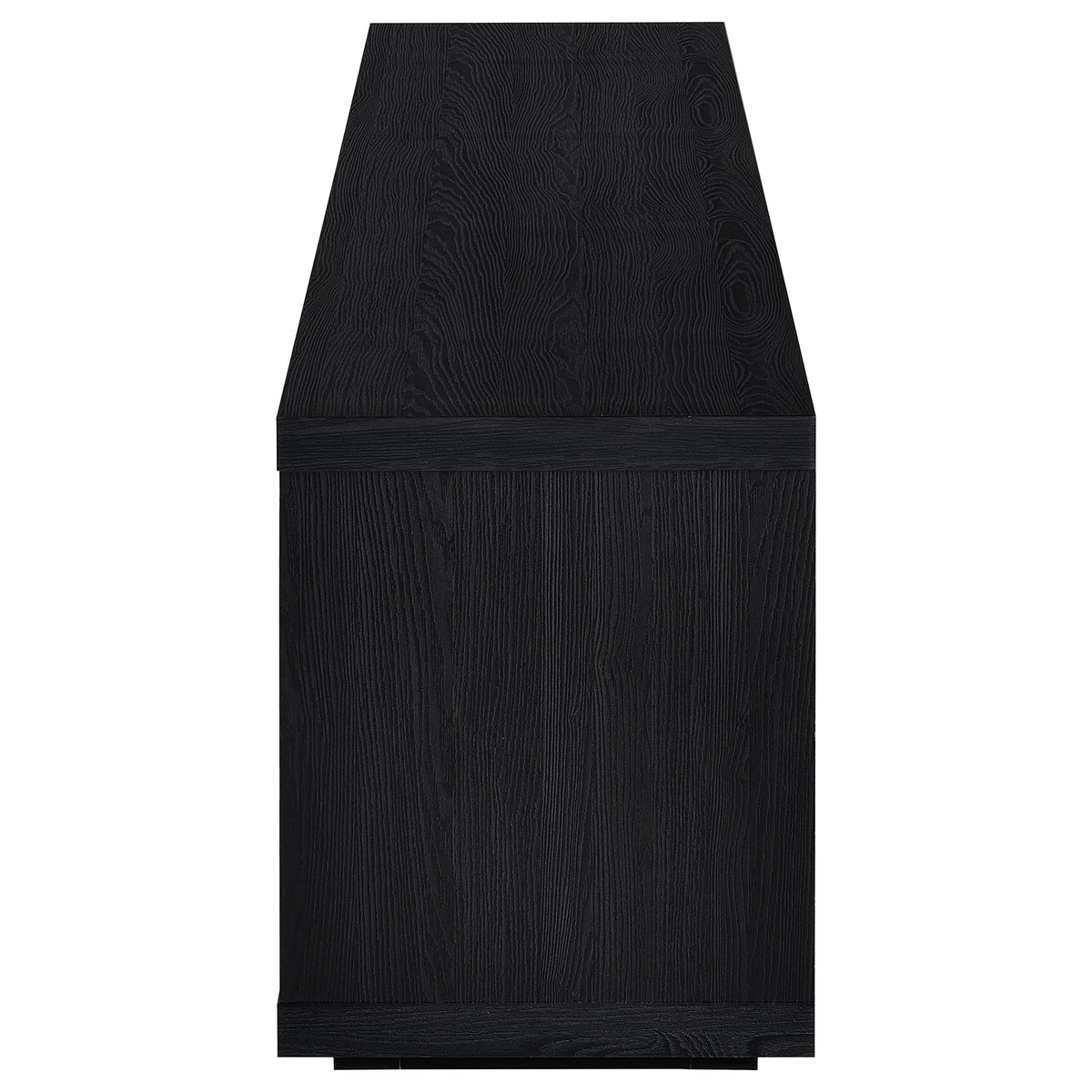 Deiter 79-inch TV Stand Fireplace Media Console Black