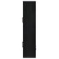 Riva 4-door Tall Accent Display Cabinet LED Lighting Black