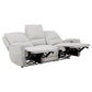 Sylmar 3-piece Chenille Power Reclining Sofa Set Dove Grey