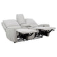 Sylmar 3-piece Chenille Power Reclining Sofa Set Dove Grey