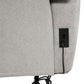 Sylmar Chenille Upholstered Power Recliner Dove Grey