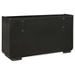 Leandro 4-piece Eastern King Bedroom Set Burnished Black