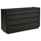 Leandro 5-piece Eastern King Bedroom Set Burnished Black
