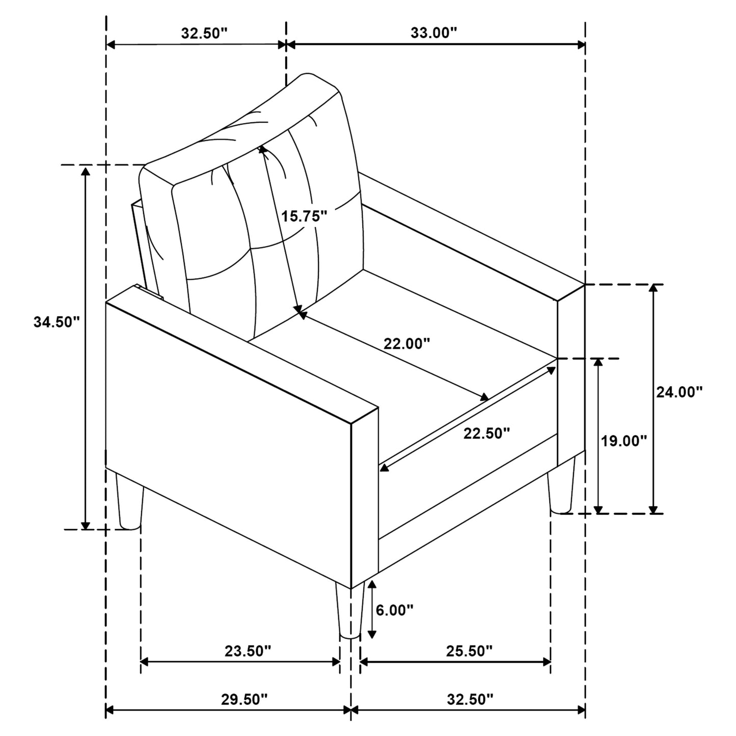Bowen II 3-piece Fabric Upholstered Track Arm Sofa Set Rust