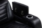 Zuma 3-piece Faux Leather Dual Power LED Sofa Set Black
