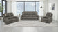 Brickston Triple Power Reclining Loveseat Charcoal
